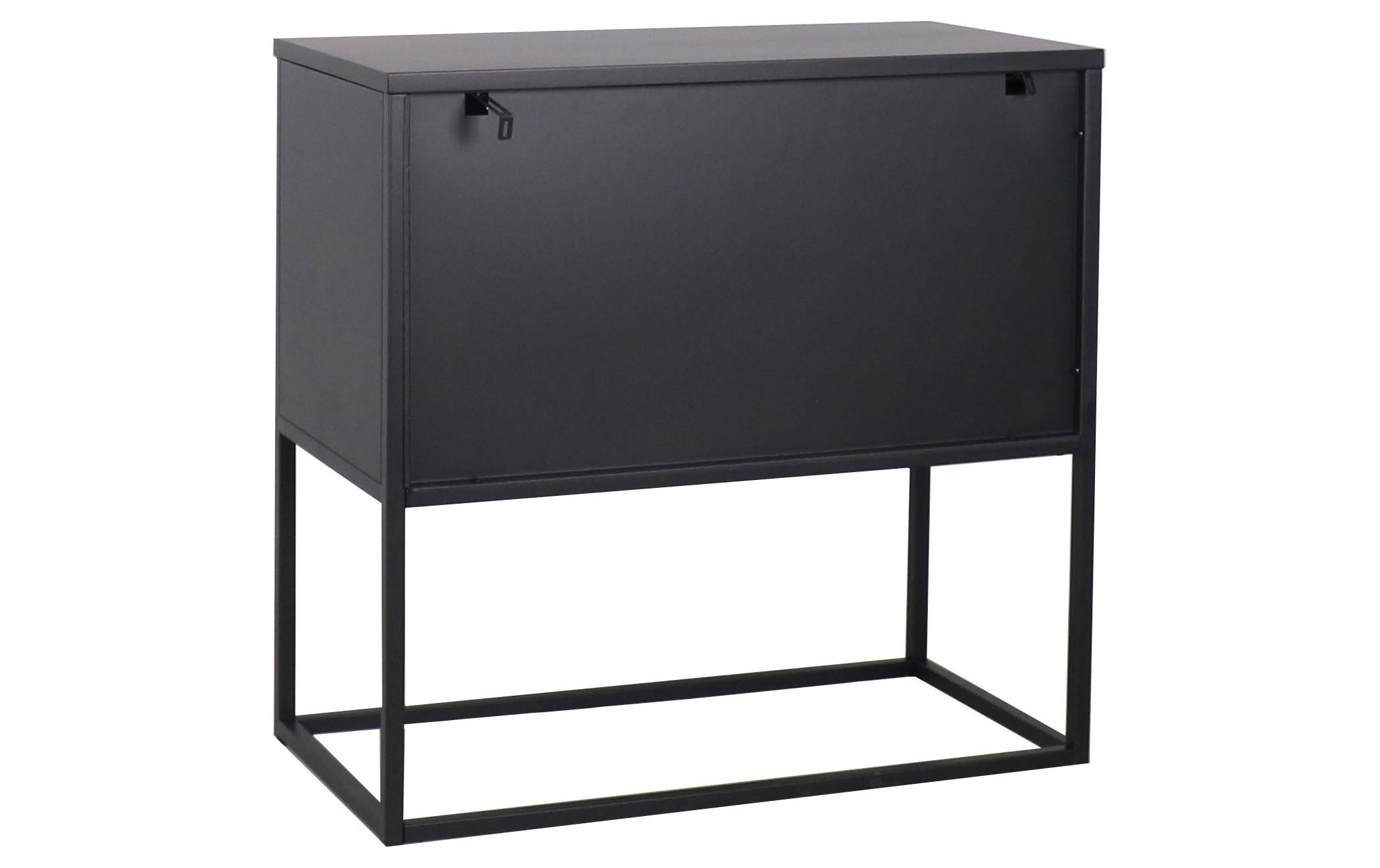 AC Design Kommode Newton 82 x 40 x 80 cm, Schwarz