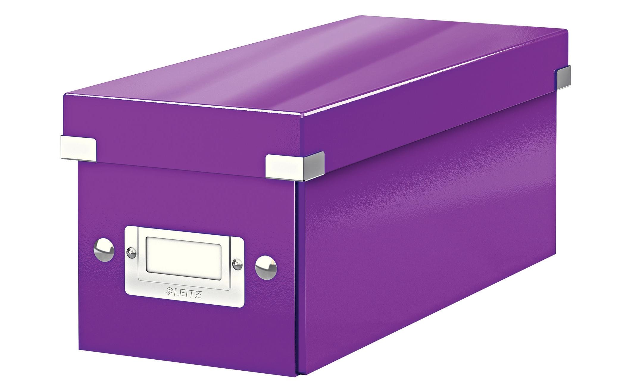 Leitz Aufbewahrungsbox Click&Store CD Violett Leitz Aufbewahrungsbox Click&Store CD Violett