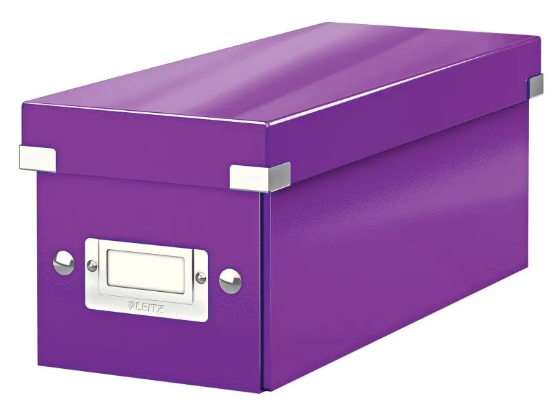 Leitz Aufbewahrungsbox Click&Store CD Violett Leitz Aufbewahrungsbox Click&Store CD Violett