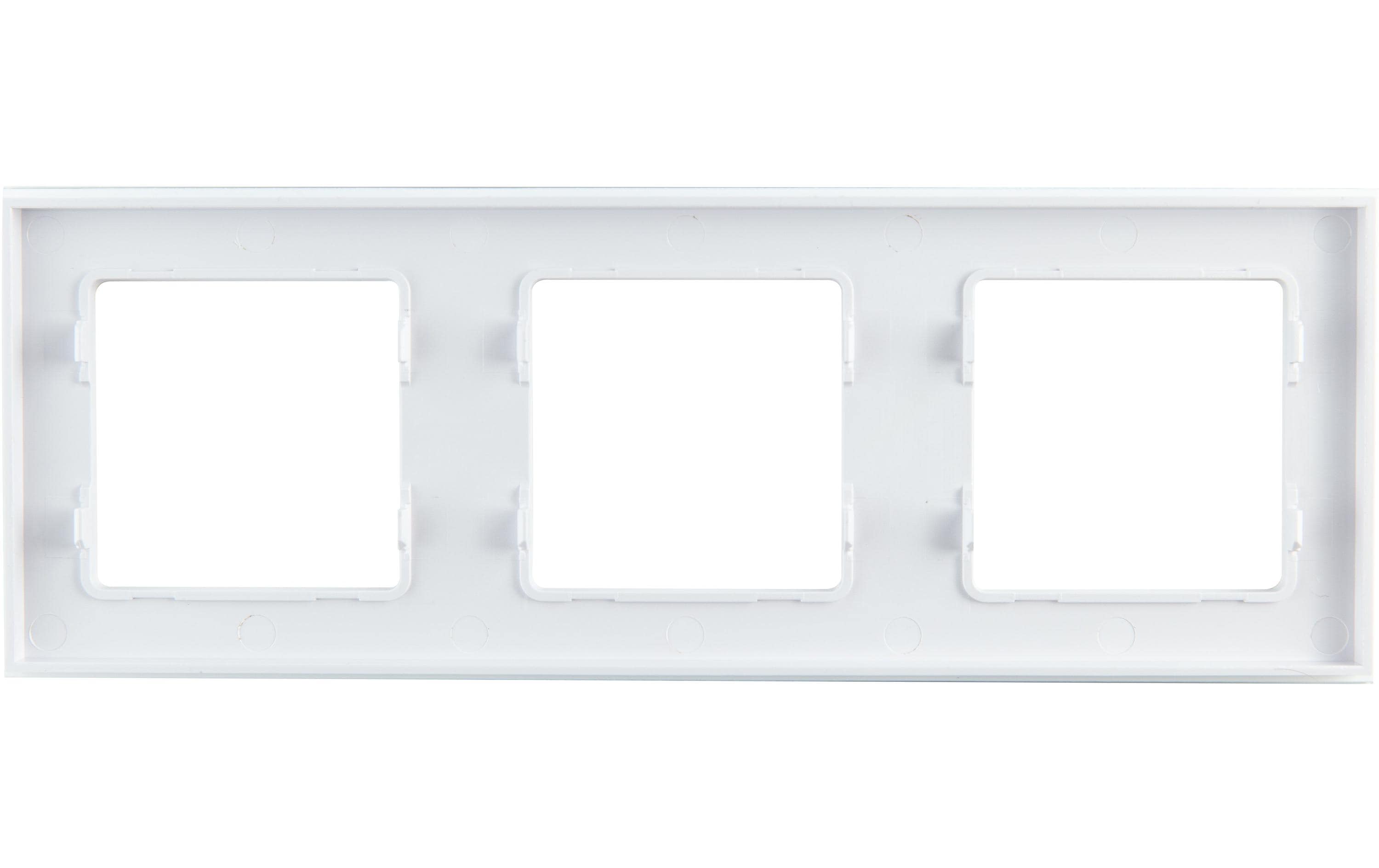 Shelly Wall Frame 3 für Shelly Wall Switch weiss Shelly Wall Frame 3 für Shelly Wall Switch weiss