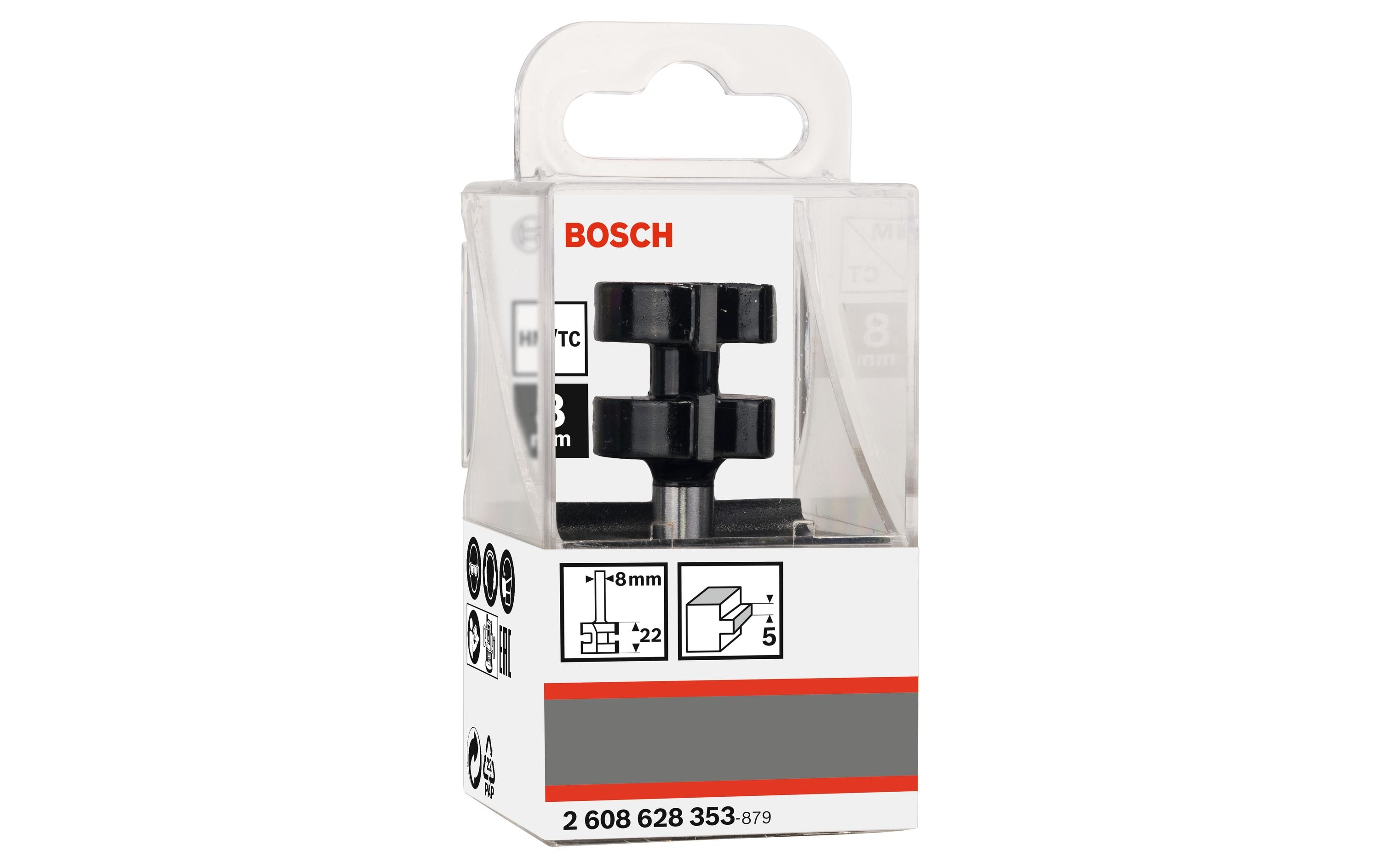 Bosch Professional Federfräser Standard for Wood D1: 25 mm, L: 5 mm, G: 58 mm