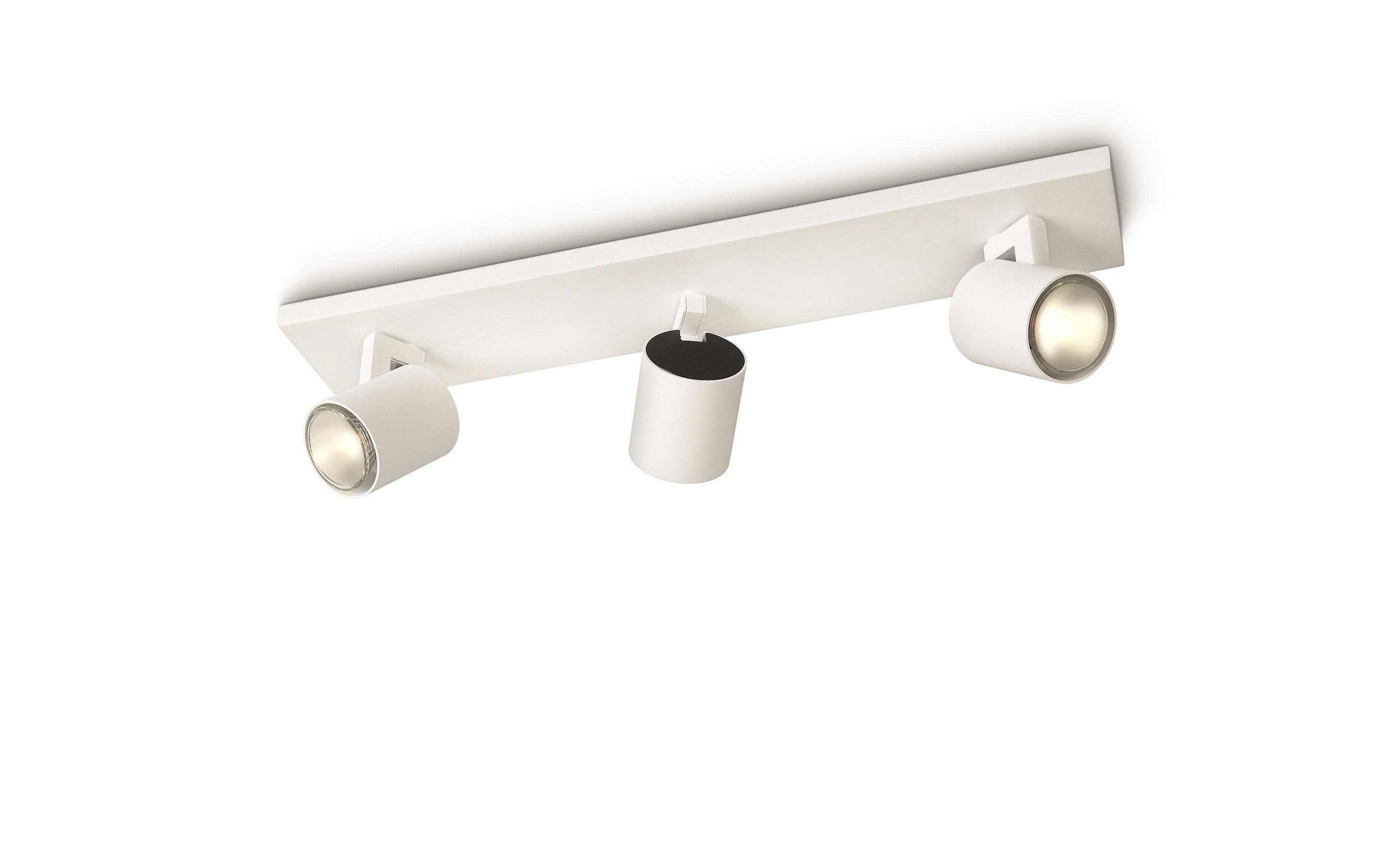 Philips Aufbauspot Runner, 3 x GU10, 20 W, Weiss Philips Aufbauspot Runner, 3 x GU10, 20 W, Weiss