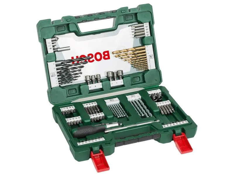 Bosch Bohrer- und Bit-Set V-Line TiN, 91-teilig Bosch Bohrer- und Bit-Set V-Line TiN, 91-teilig