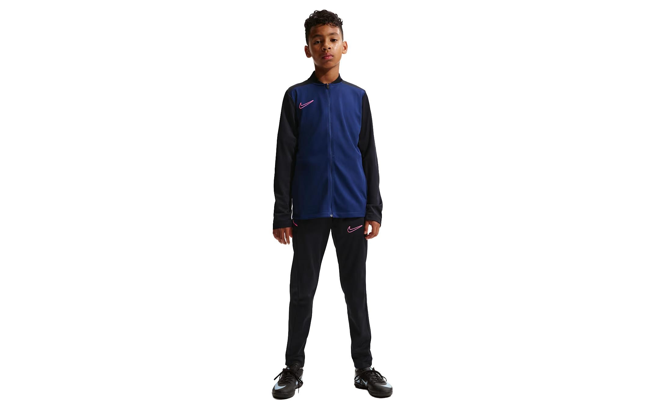 NIKE Trainingsanzug Academy Dri-FIT Blau/Schwarz, 158 - 170