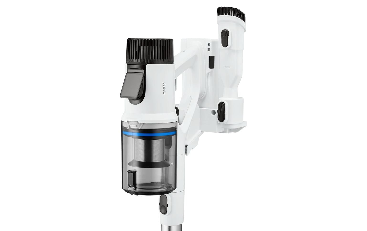 Medion Akku-Stielstaubsauger P400 W+ mit Wischaufsatz