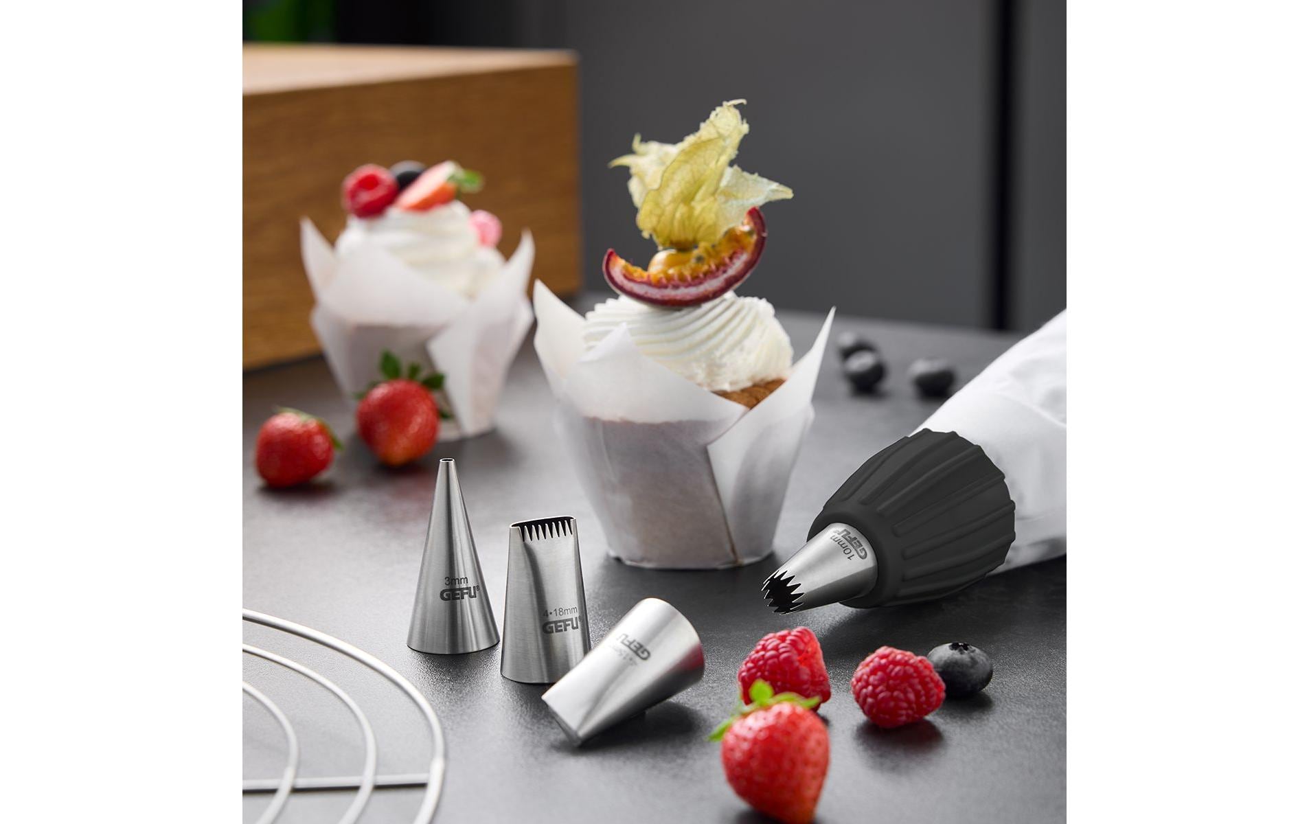 GEFU Spritztülle Set Decore 4-teilig