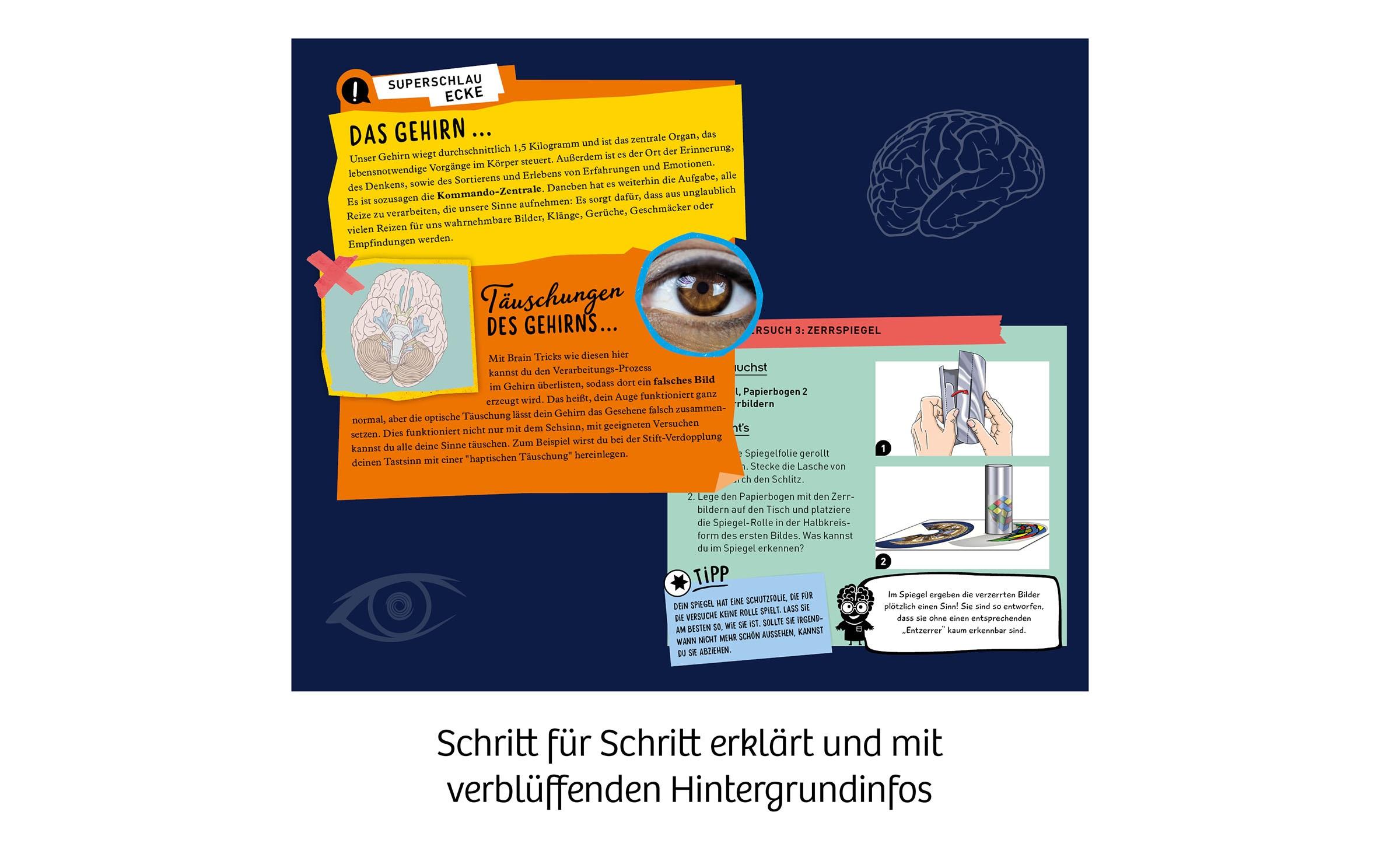 Kosmos Experimentierkasten Fun Science Brain Tricks