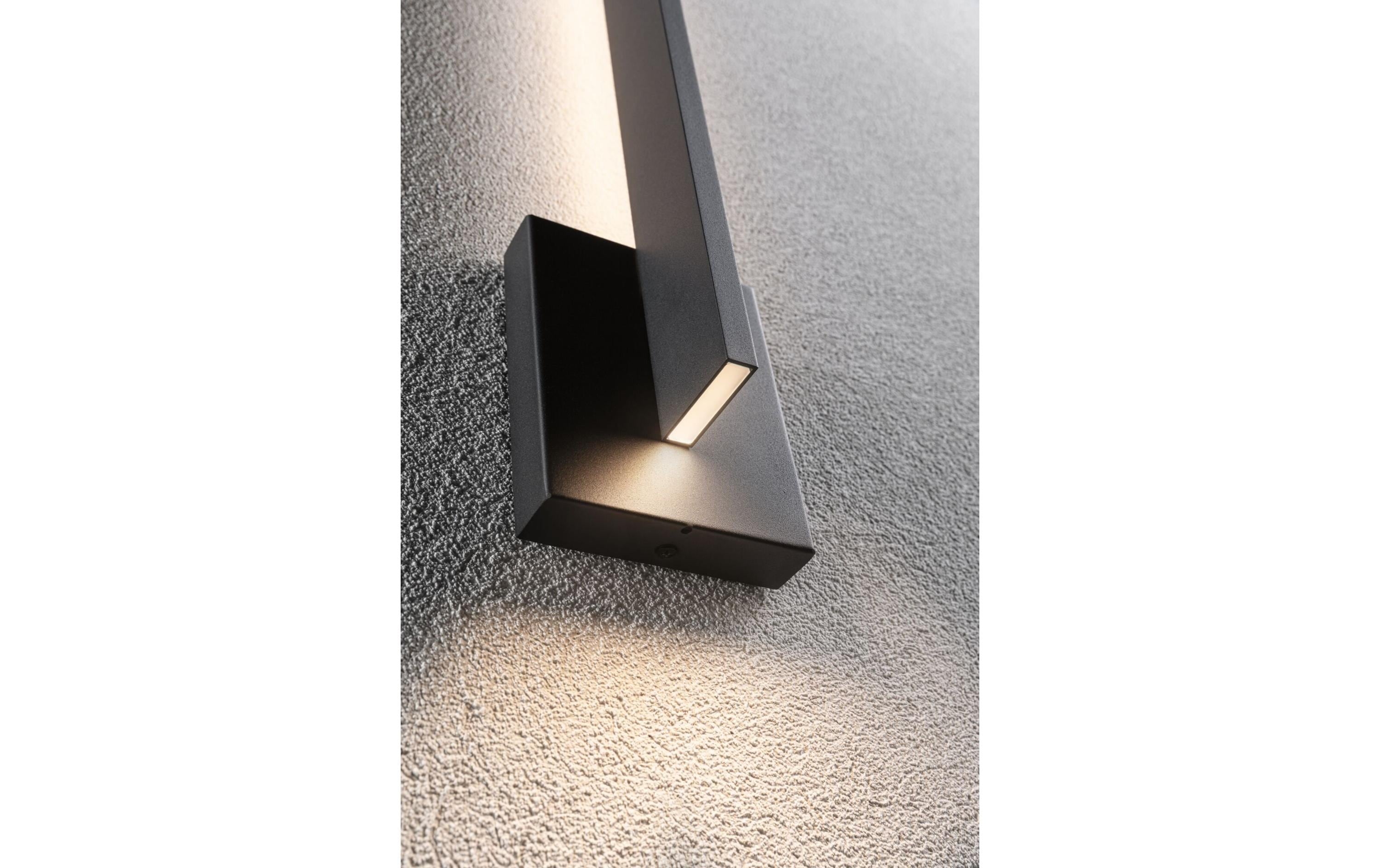 Paulmann Wandleuchte Levka, 3000K, 13.5W, Anthrazit