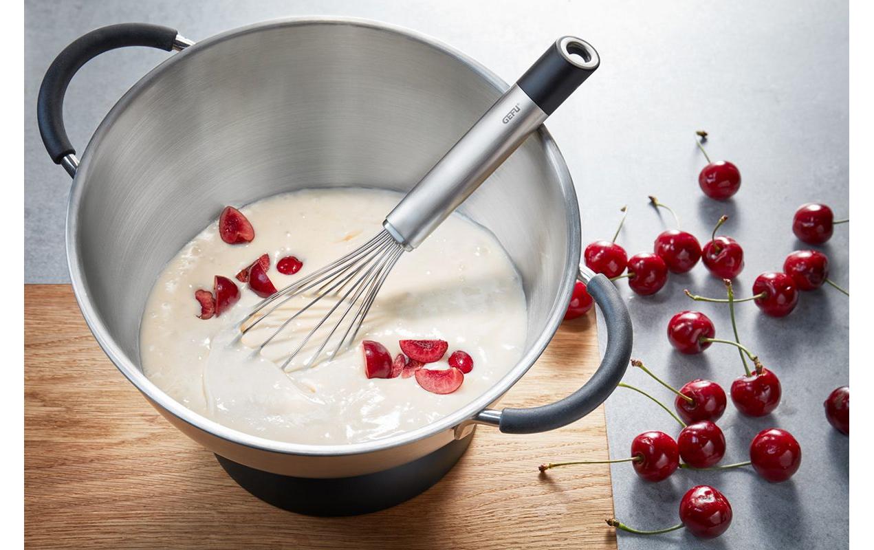 GEFU Schwingbesen Primeline 28 cm, Schwarz/Weiss