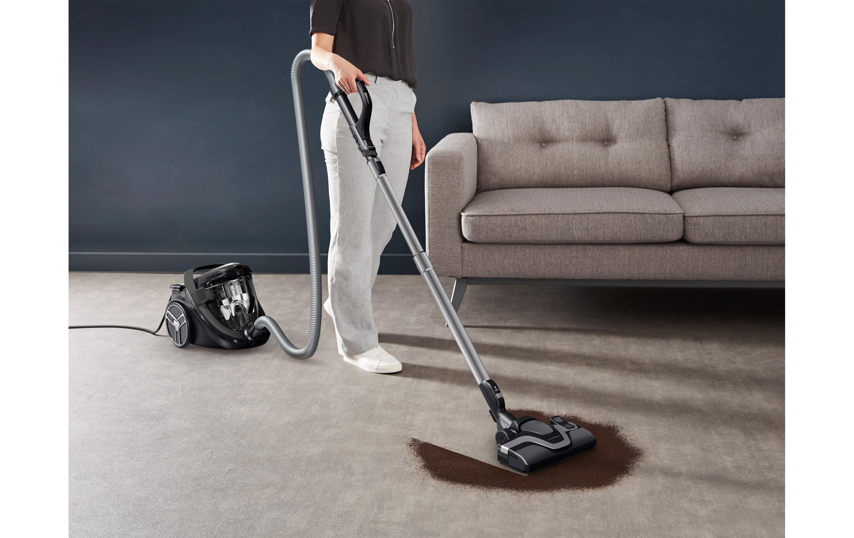 Rowenta Bodenstaubsauger Silence Force Cyclonic Effitech Schwarz