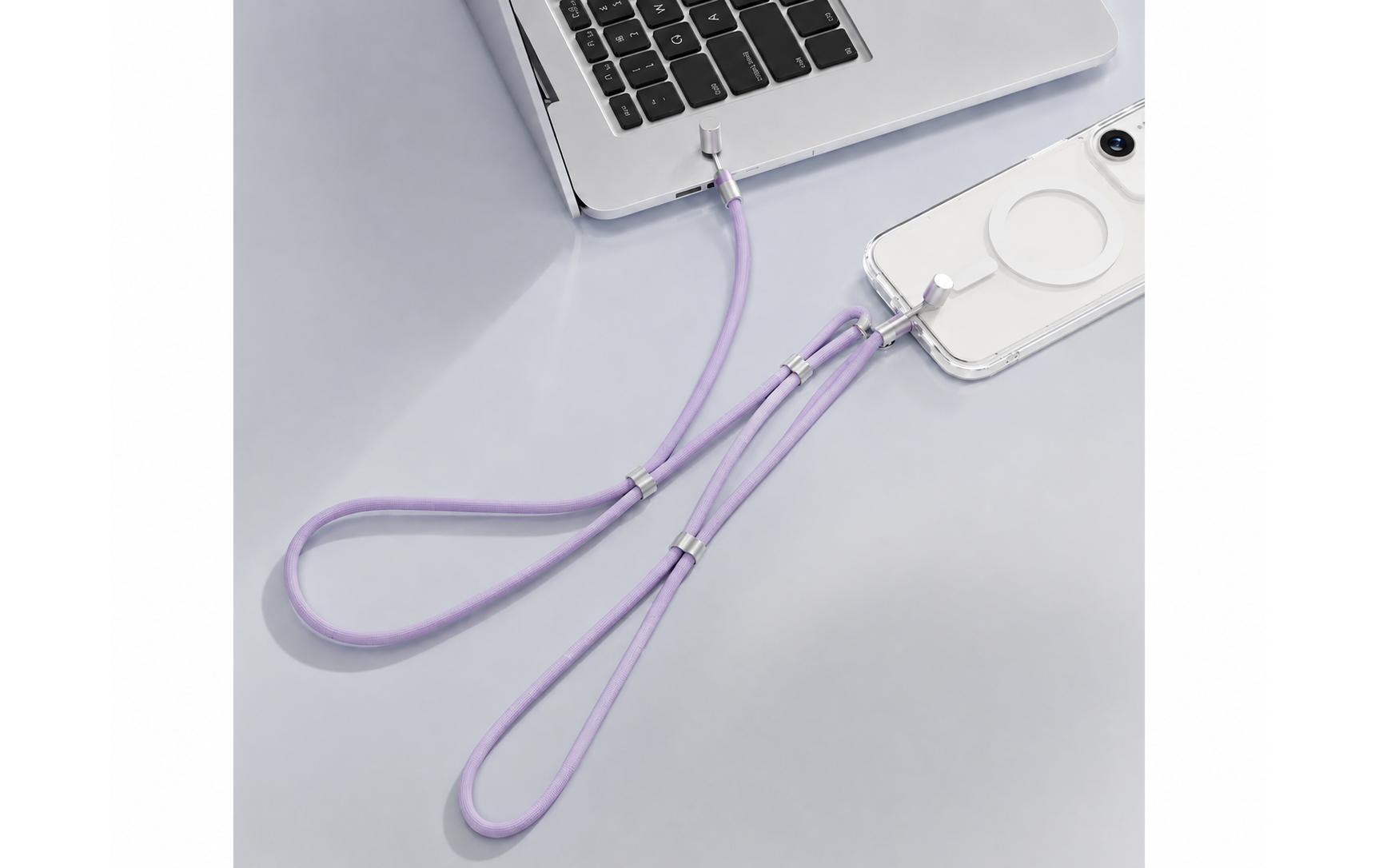 onit Smartphone‑Lanyard USB‑C 240 W, Violett