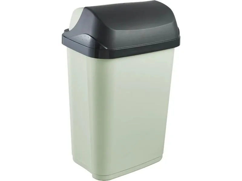 keeeper Abfalleimer Rasmus 25 l, Rolldeckel, soft green