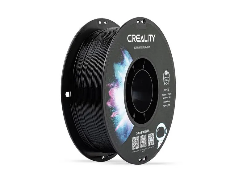 Creality Filament PETG, Schwarz, 1.75 mm, 1 kg Creality Filament PETG, Schwarz, 1.75 mm, 1 kg
