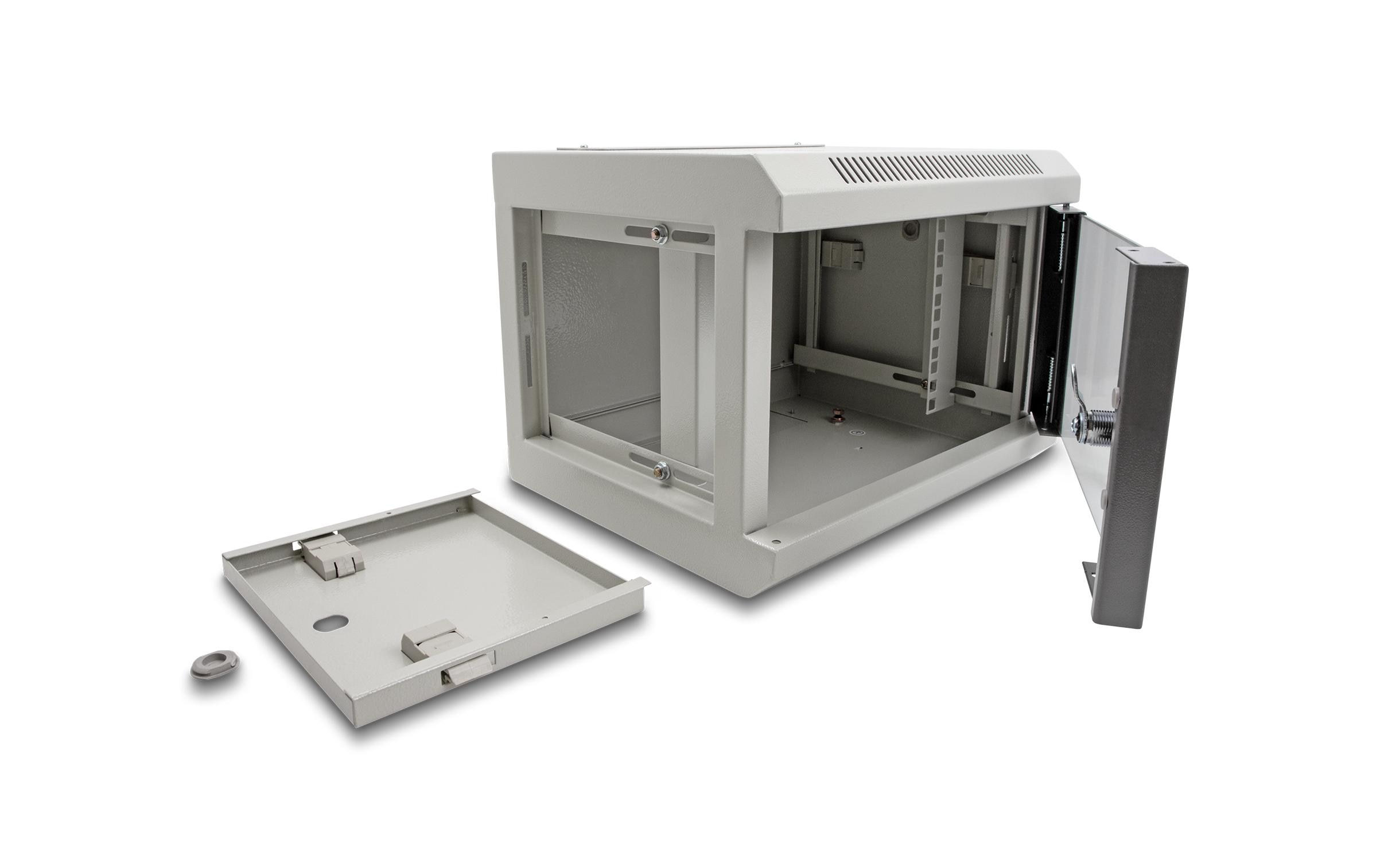 Delock Wandschrank 10 / 4HE / Grau Delock Wandschrank 10 / 4HE / Grau