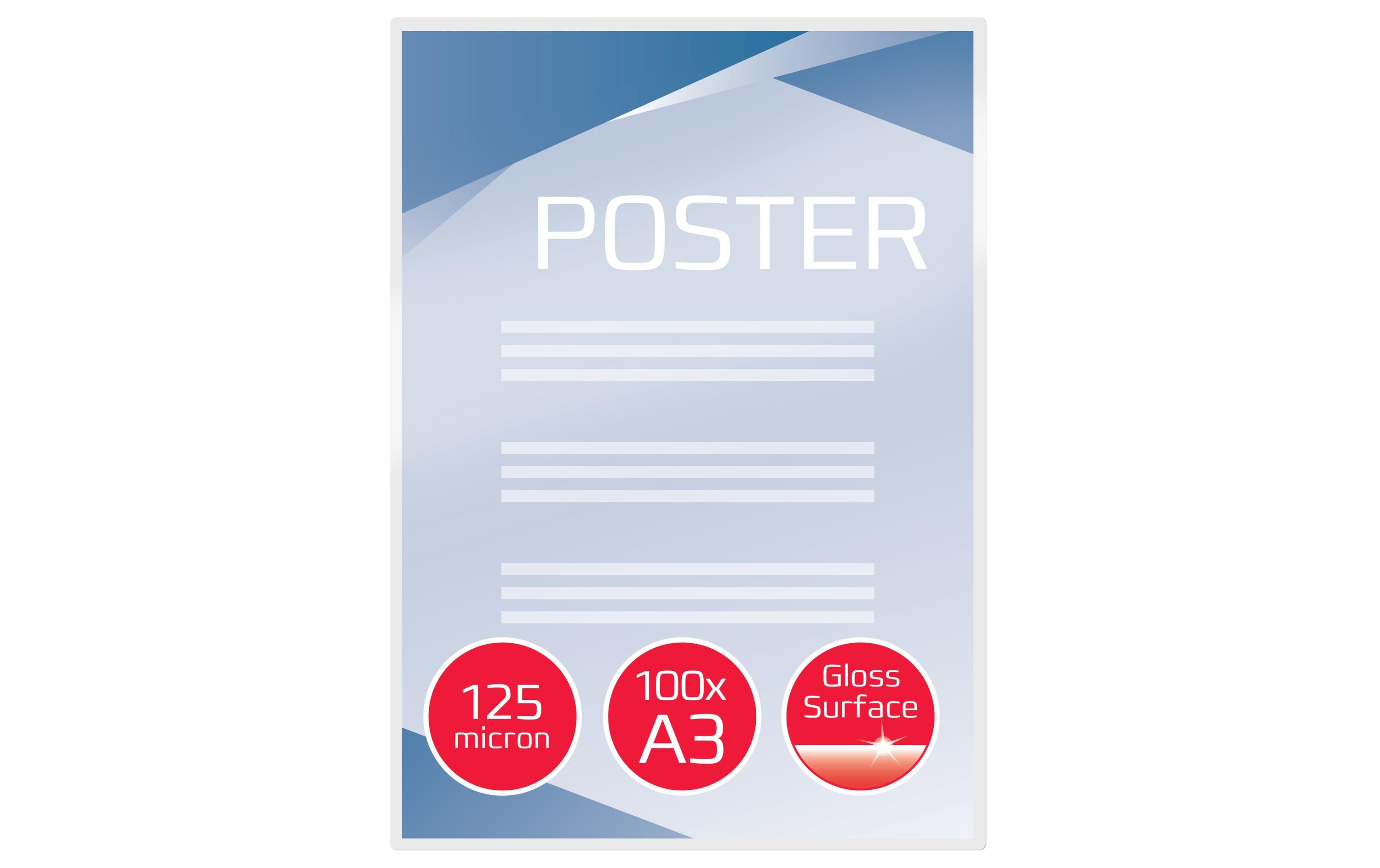 GBC Laminierfolie A3, , 100 Stück, Glänzend