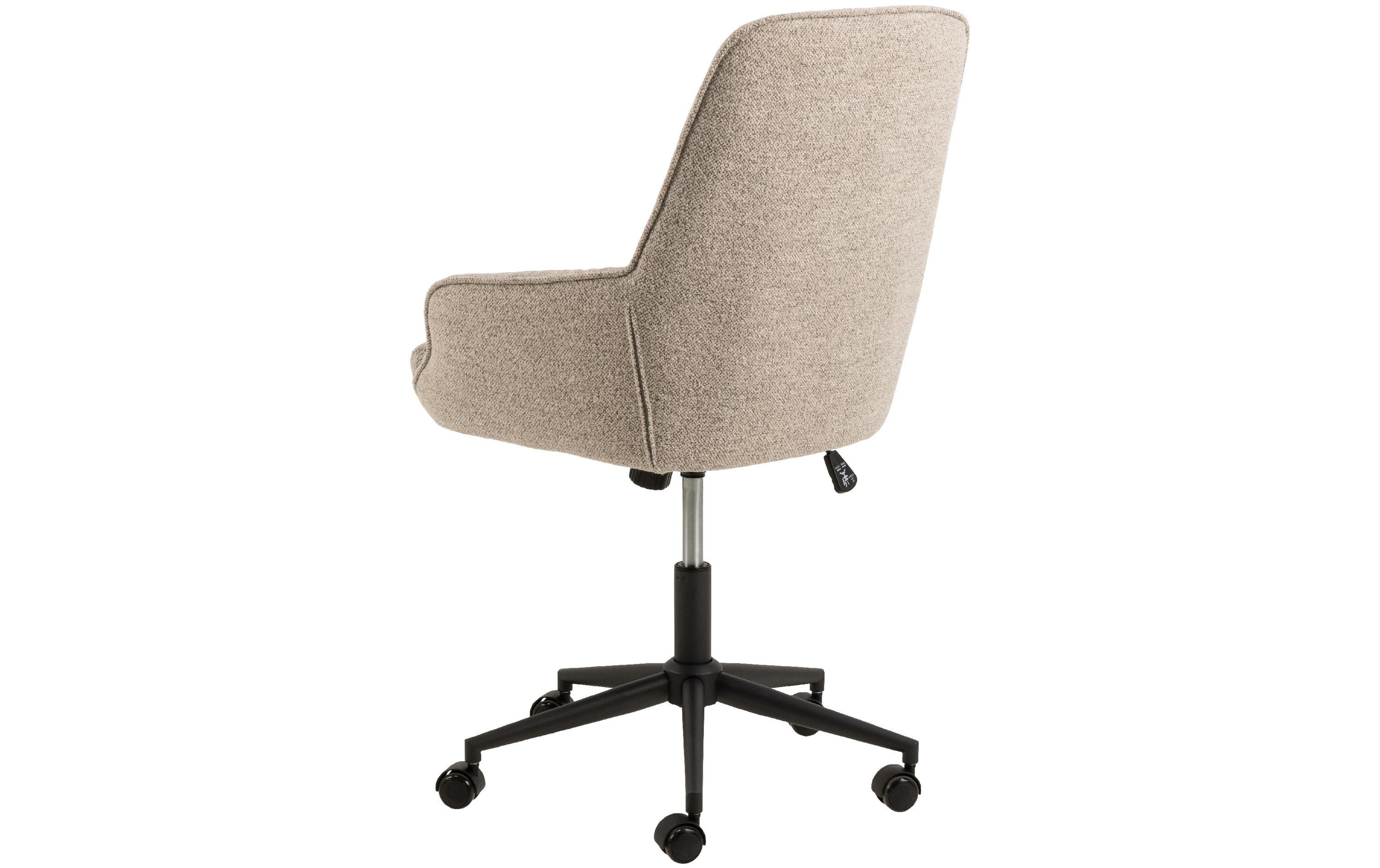 AC Design Bürostuhl Erik, mit Polsterrücken und Armlehnen, Beige