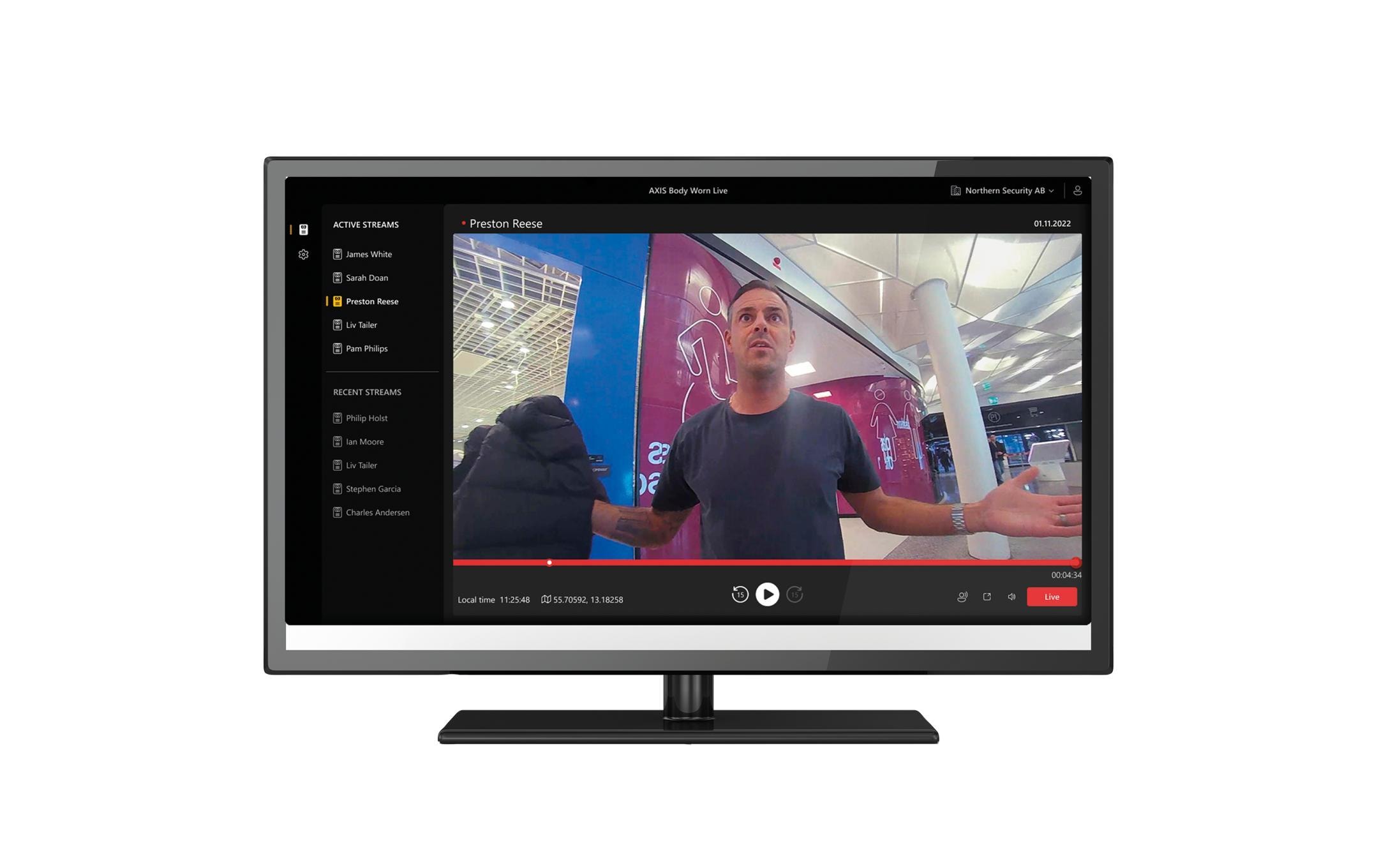 Axis Kanal Lizenz Body Worn Live 1 Jahr für 1 Kamera Axis Kanal Lizenz Body Worn Live 1 Jahr für 1 Kamera