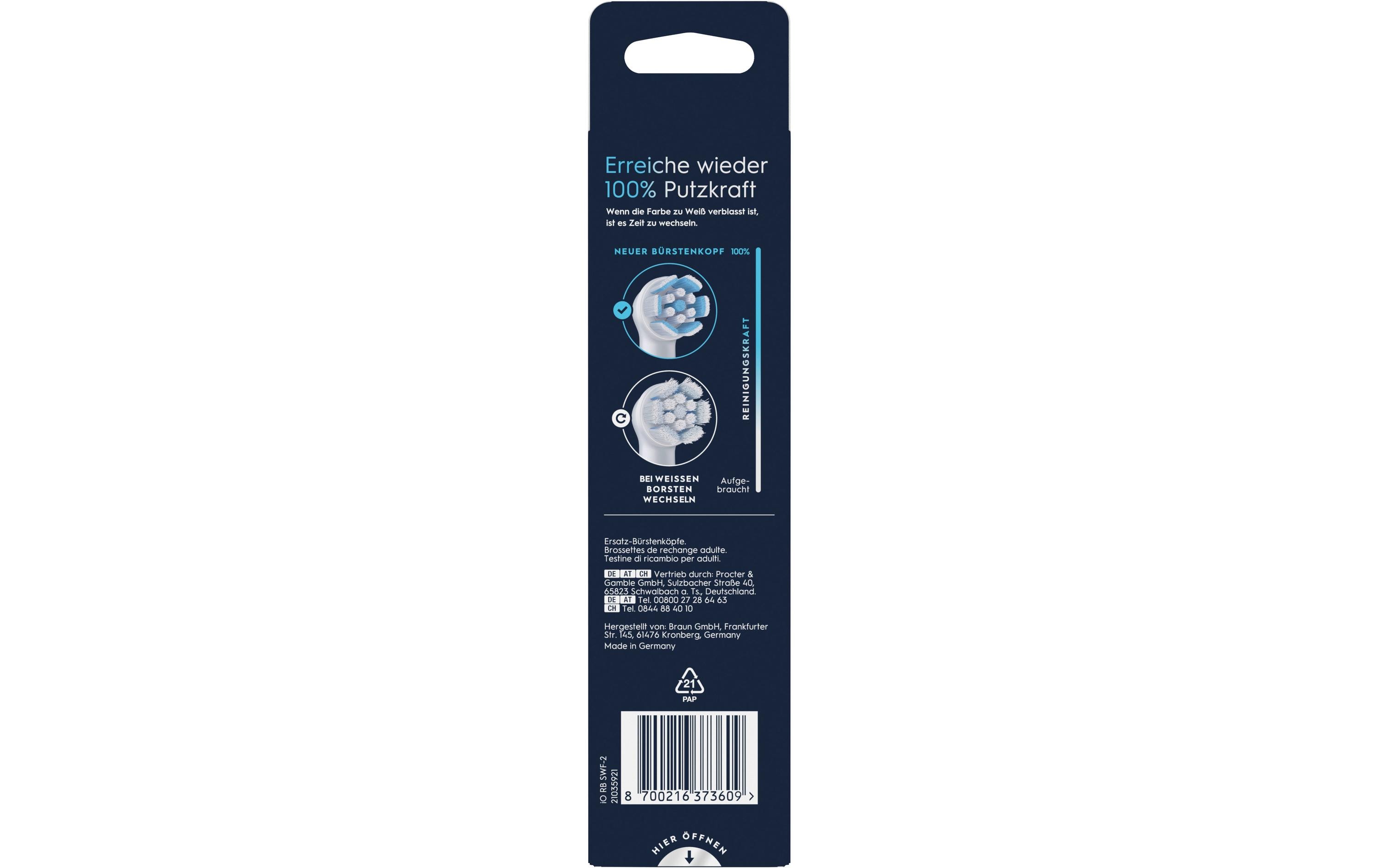 Oral-B Zahnbürstenkopf iO Sanfte Reinigung 2 Stück