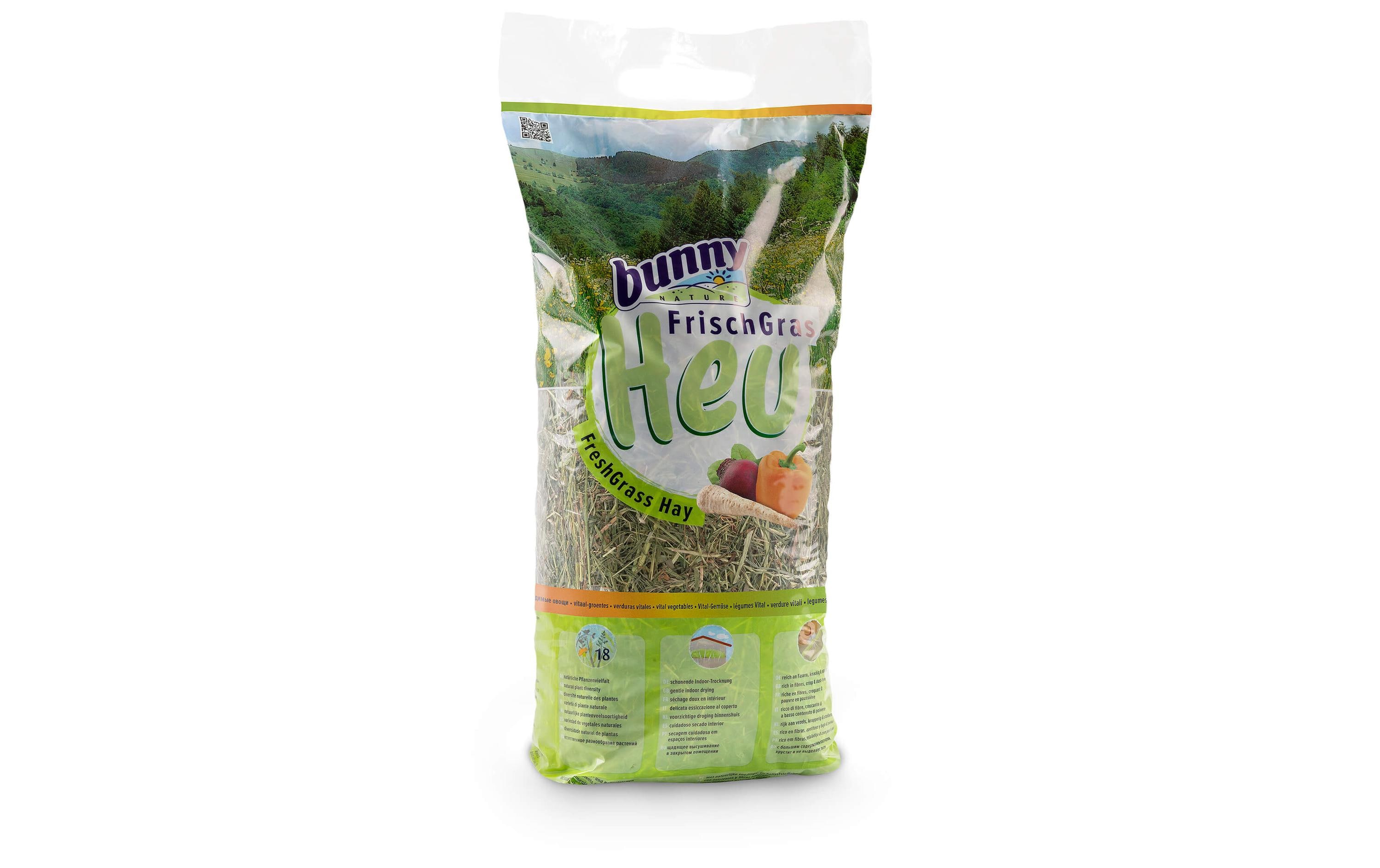 Bunny Nature Frischgras Heu Vital-Gemüse, 500 g Bunny Nature Frischgras Heu Vital-Gemüse, 500 g