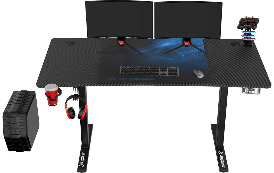 Ultradesk Gaming Tisch Level V2 Blau