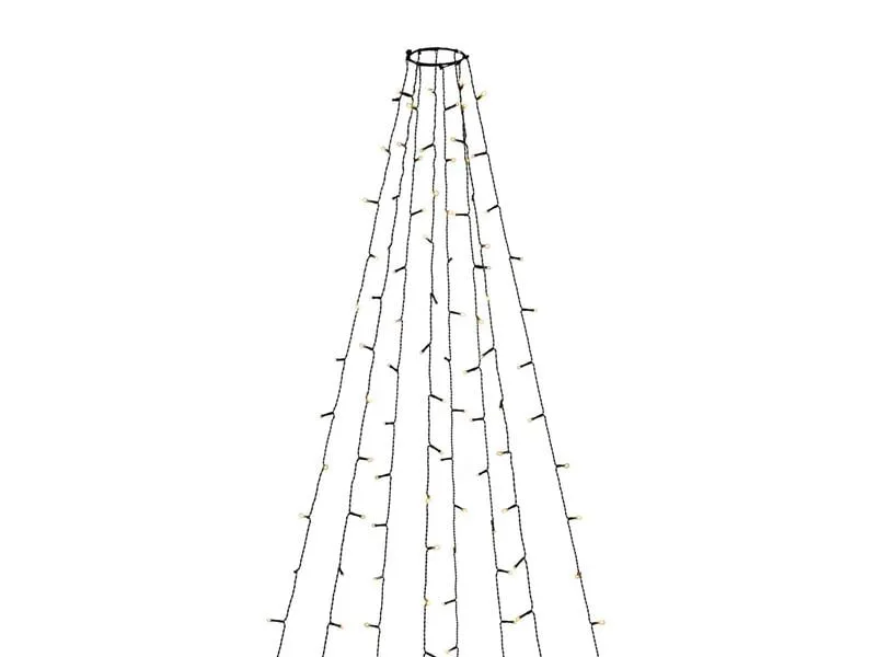 Konstsmide LED Baummantel mit Ring, 400 LED, 4 m, Outdoor