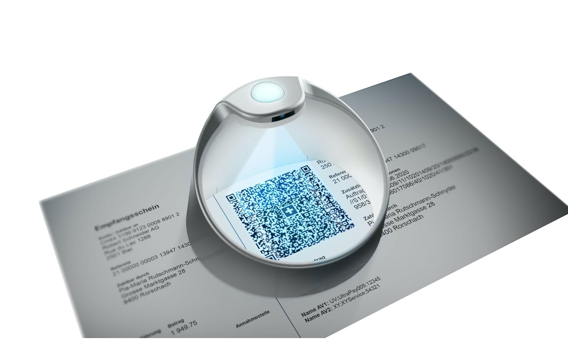 Crealogix Belegleser PayEye Swiss QR Code Reader