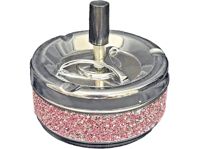 Dameco Aschenbecher mit Schleuderdeckel Rosa Dameco Aschenbecher mit Schleuderdeckel Rosa
