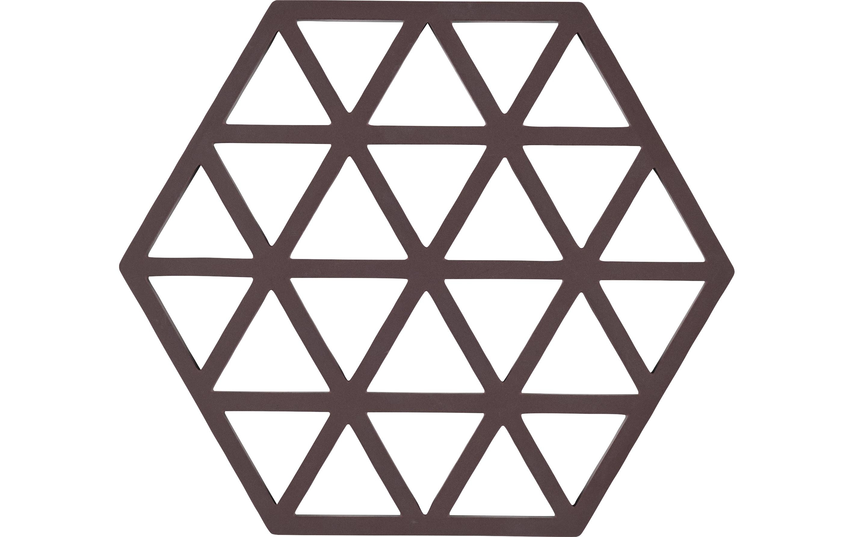 Zone Denmark Topfuntersetzer Triangle Dunkelbraun