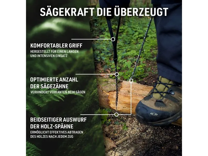 Quick Aid Handkettensäge mit 33 Sägezähne 12.5 cm