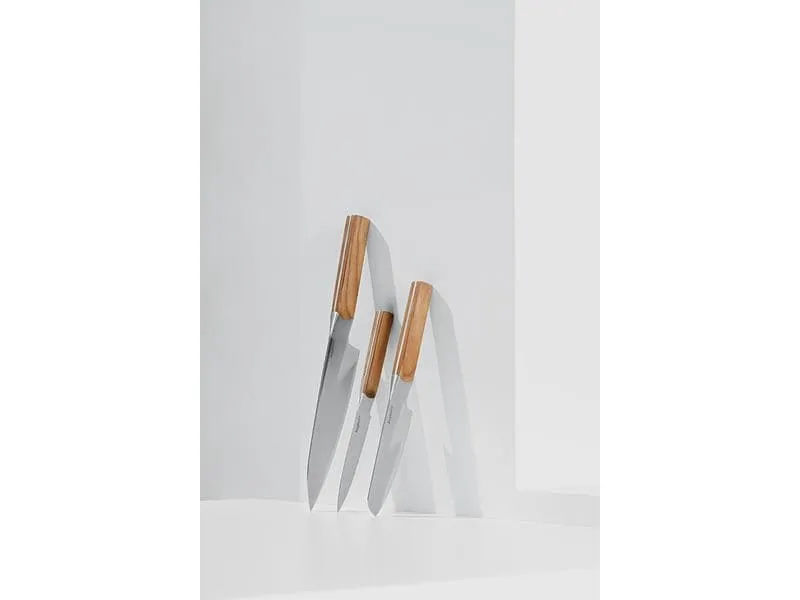 BergHOFF Messer-Set Dina Ion Eschenholz 3-teilig