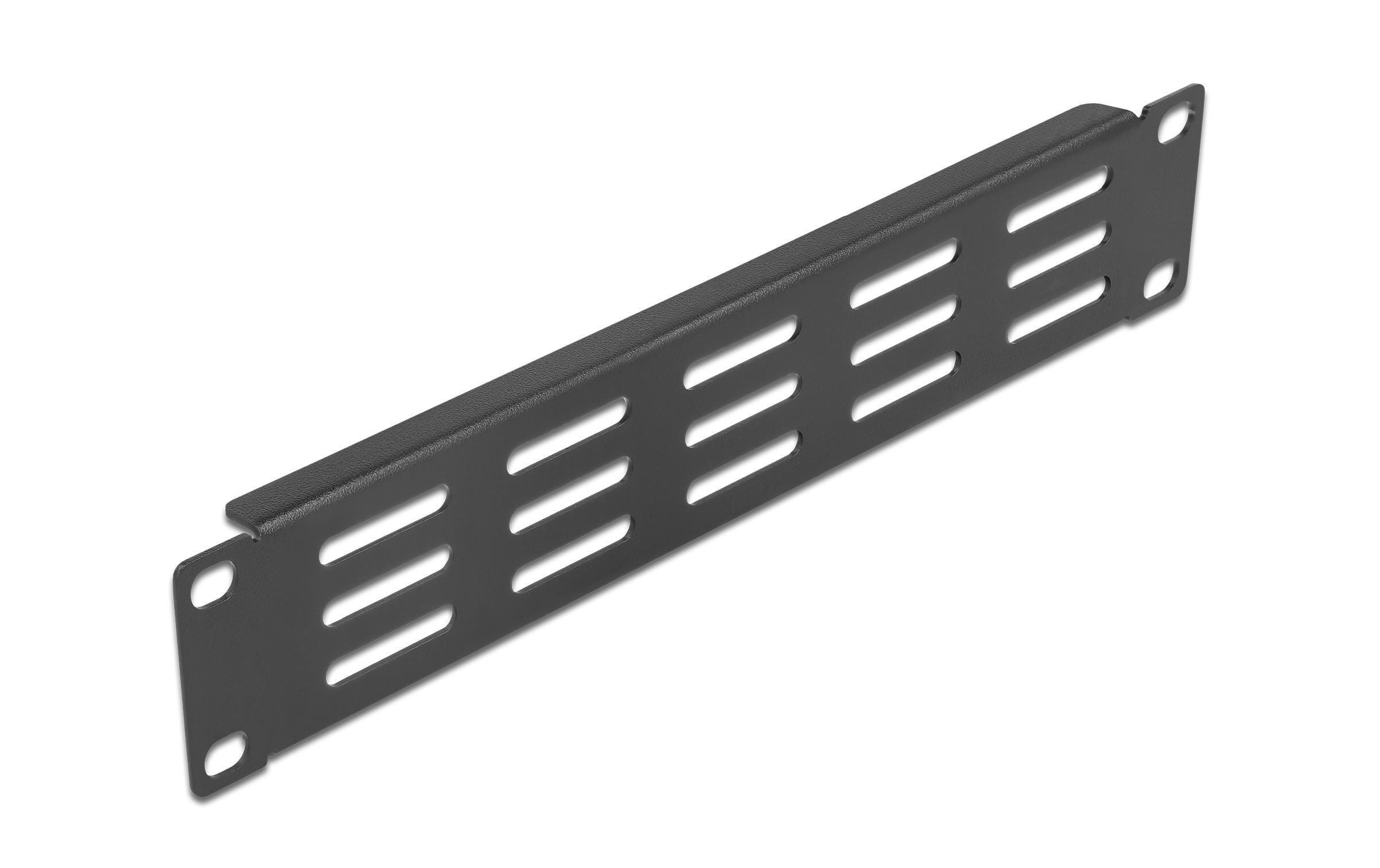 Delock Netzwerkschrank Panel 1HE mit Lüftungsschlitzen 10