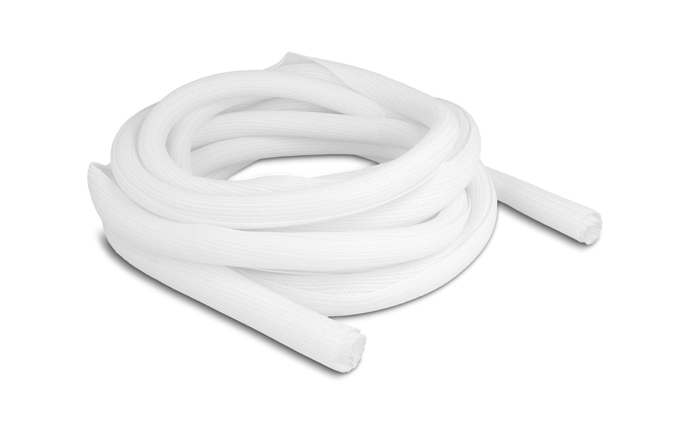 Delock Geflechtschlauch Selbstschliessend 5 m x 19 mm Weiss Delock Geflechtschlauch Selbstschliessend 5 m x 19 mm Weiss