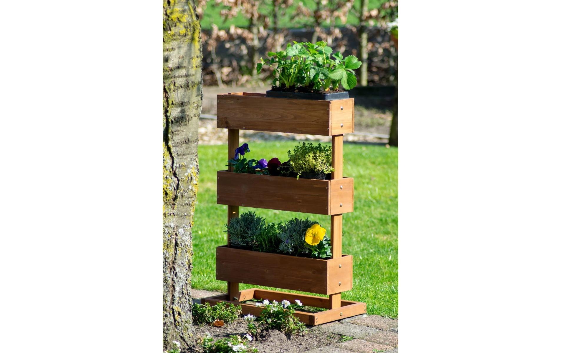 dobar Vertikalbeet mit 3 Pflanzkästen