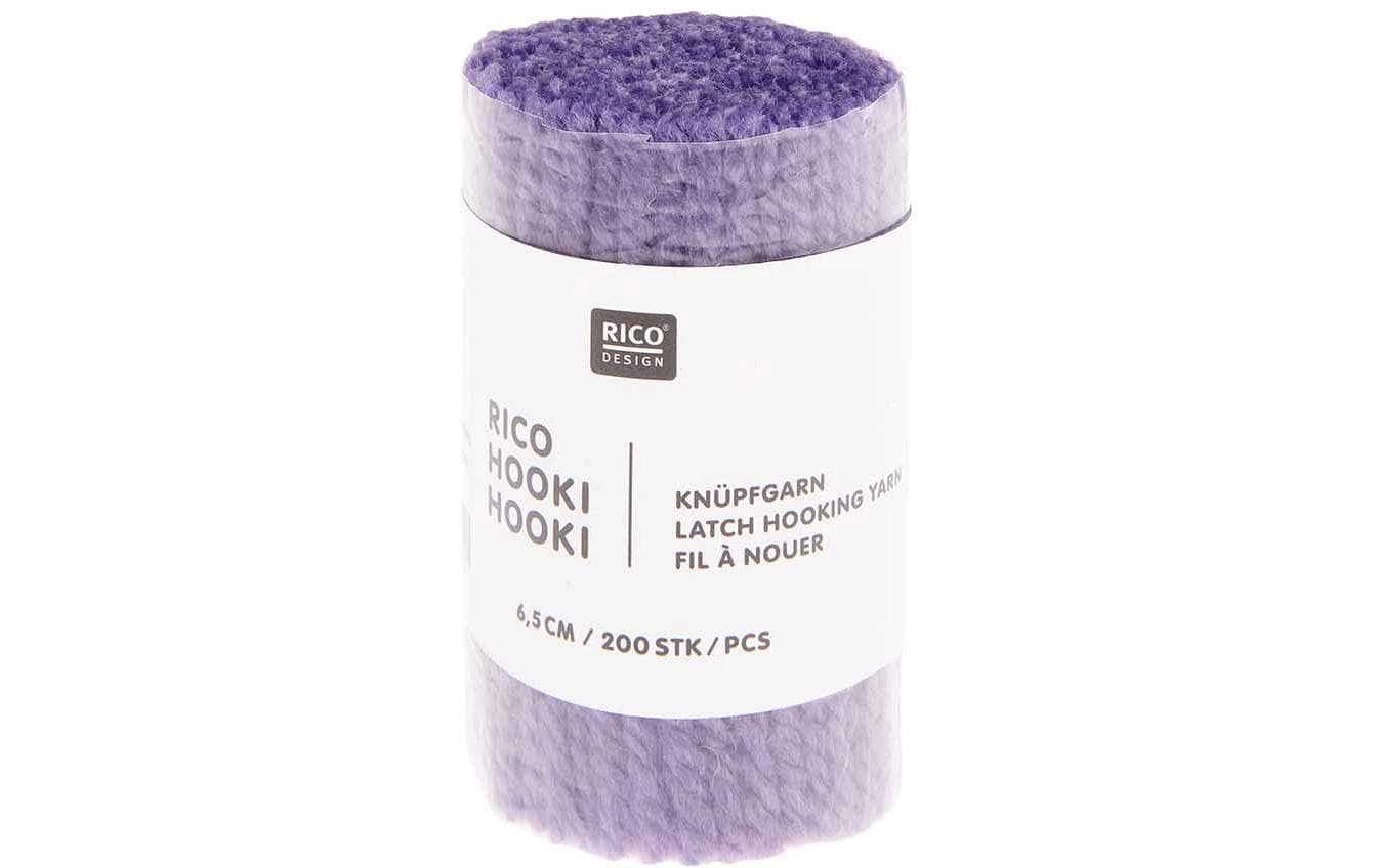 Rico Design Hooki Knüpfgarn Lila