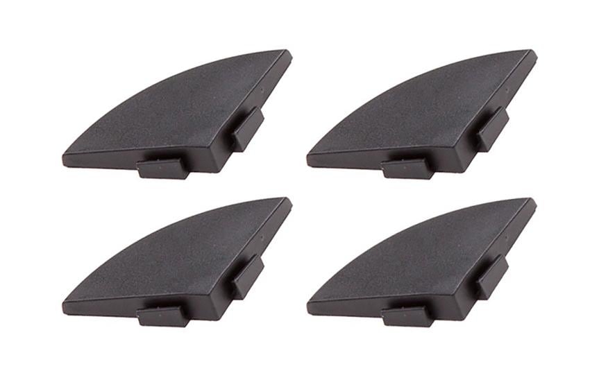 Bergo Bodenfliesen Abschlussecke zu UNIQUE Graphite, 4 Stück