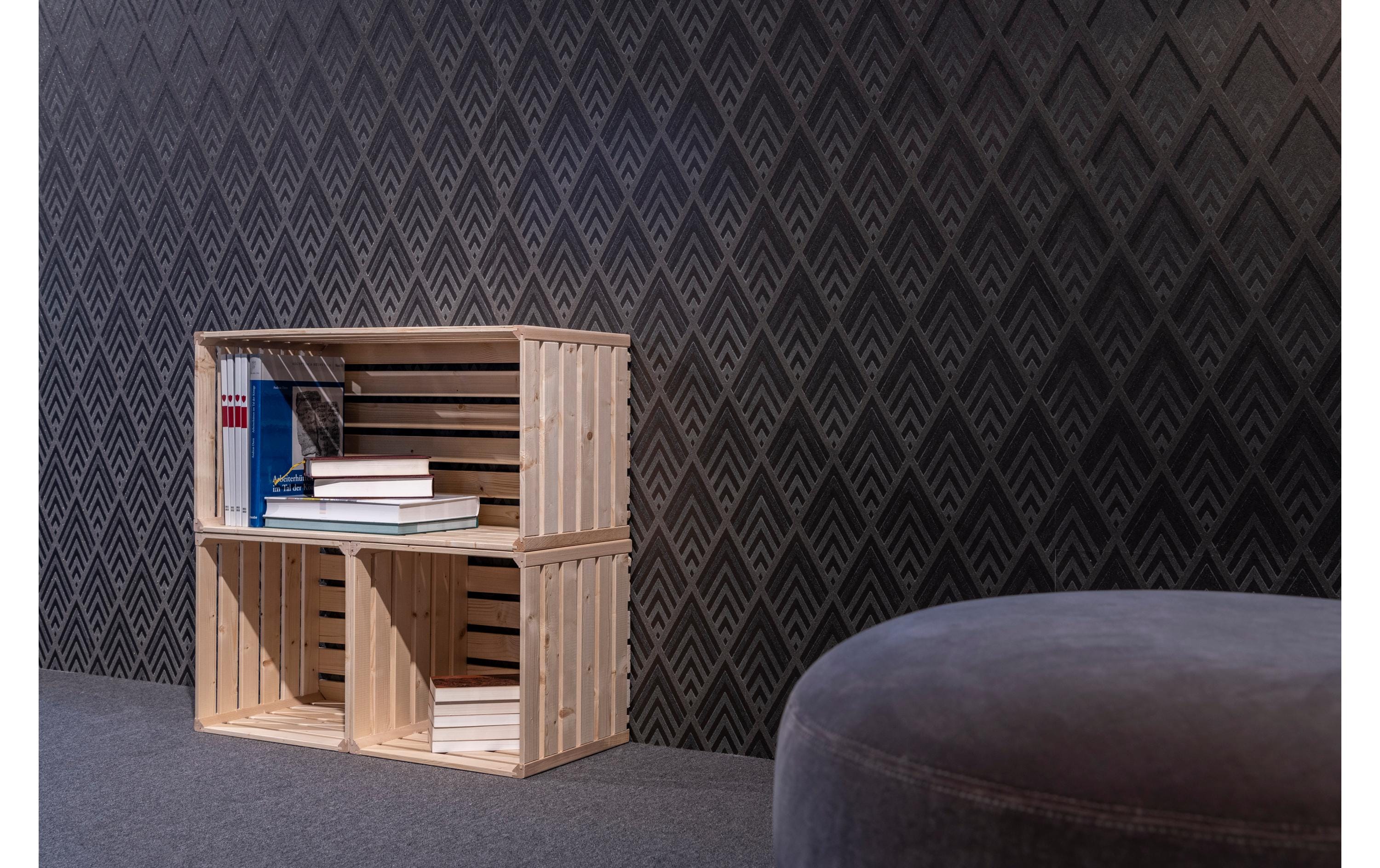 Holz Zollhaus Holzharasse A 70 x 35 cm schweizer Holz