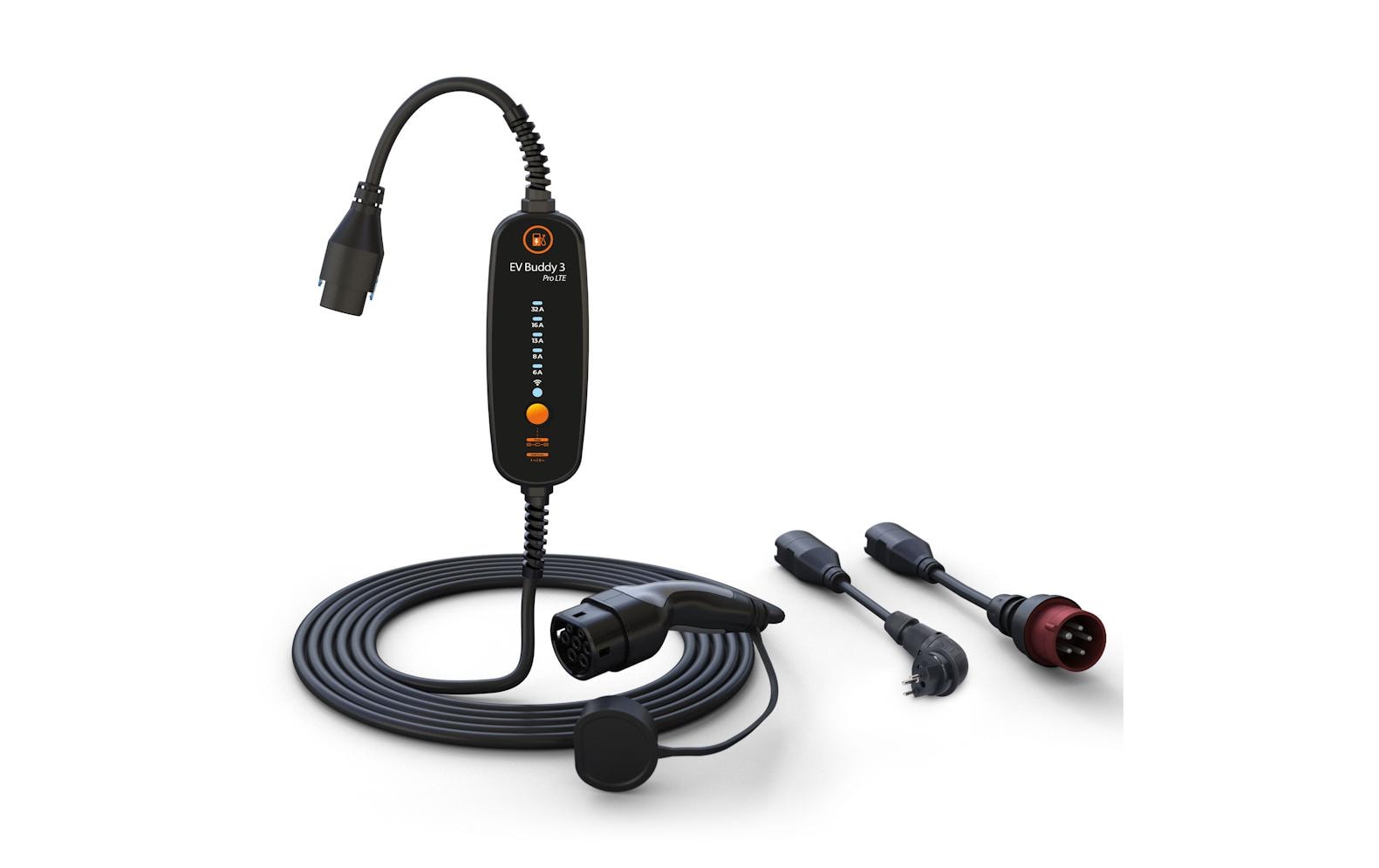 EV Buddy Ladekabel für EV Buddy 3 Pro LTE, 22kW, 6.5m, BT, WLAN