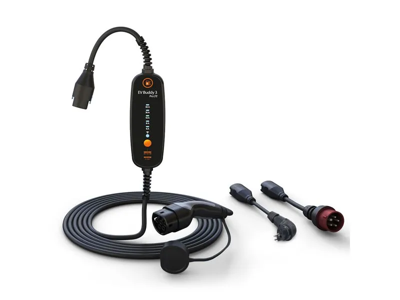 EV Buddy Ladekabel für EV Buddy 3 Pro LTE, 22kW, 6.5m, BT, WLAN EV Buddy Ladekabel für EV Buddy 3 Pro LTE, 22kW, 6.5m, BT, WLAN