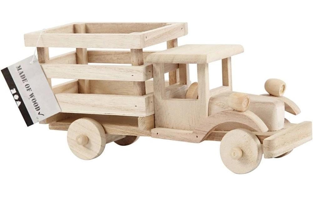 Creativ Company Mini-Figur Lastwagen 1 Stück, Braun