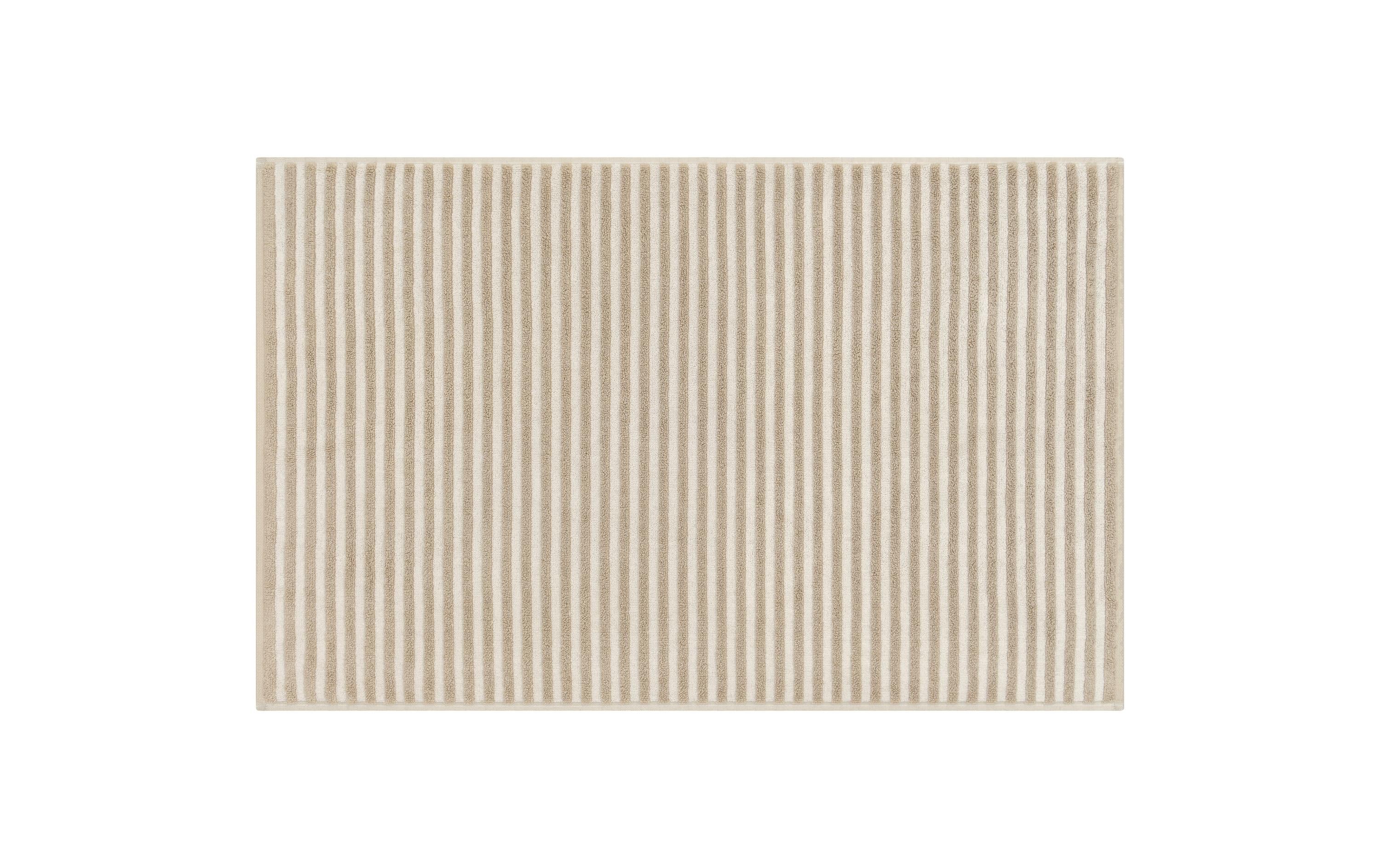 Cawö Badteppich Two Tone 50 x 80 cm, Sand