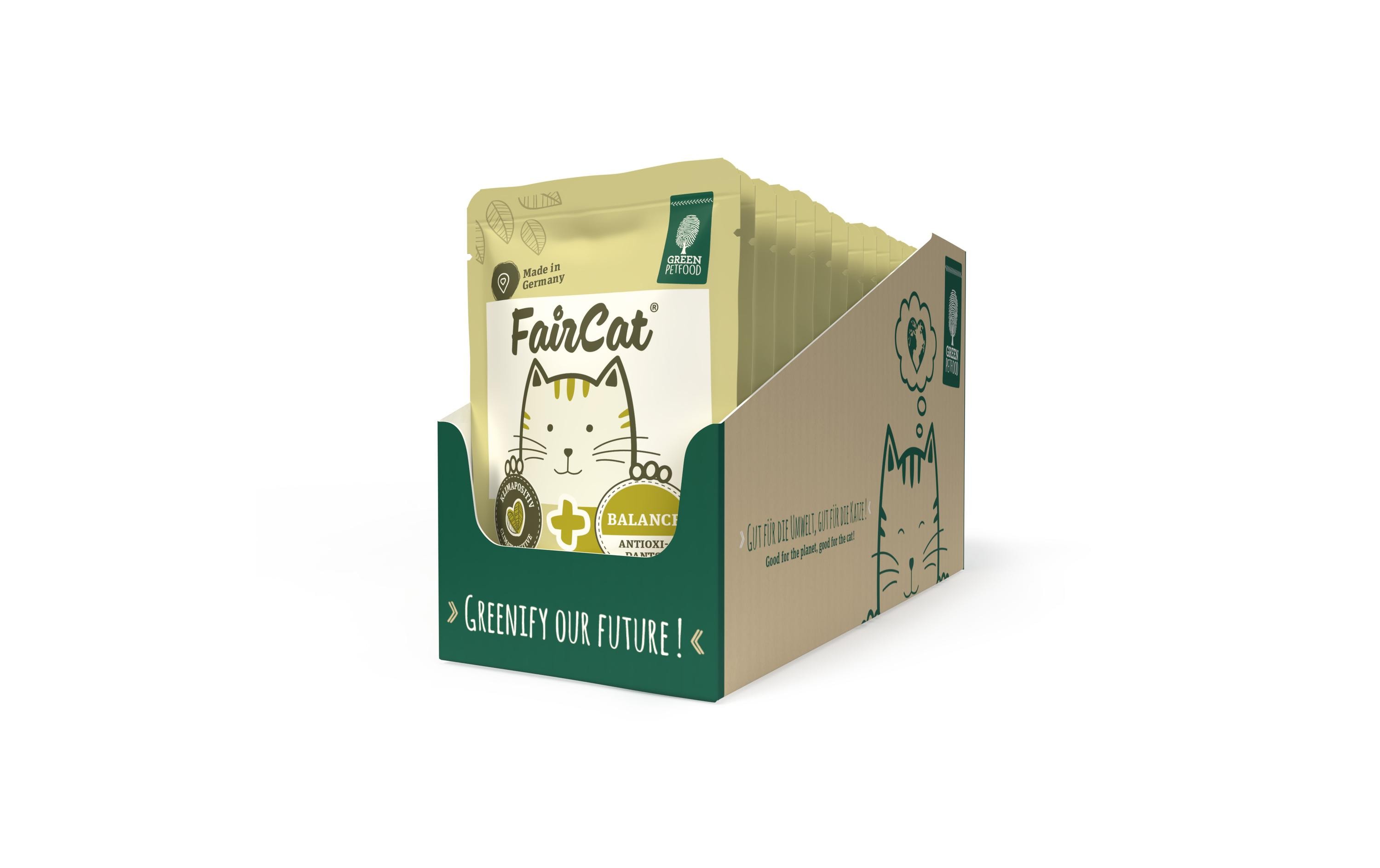 Green Petfood Nassfutter FairCat Balance, 8 x 85 g