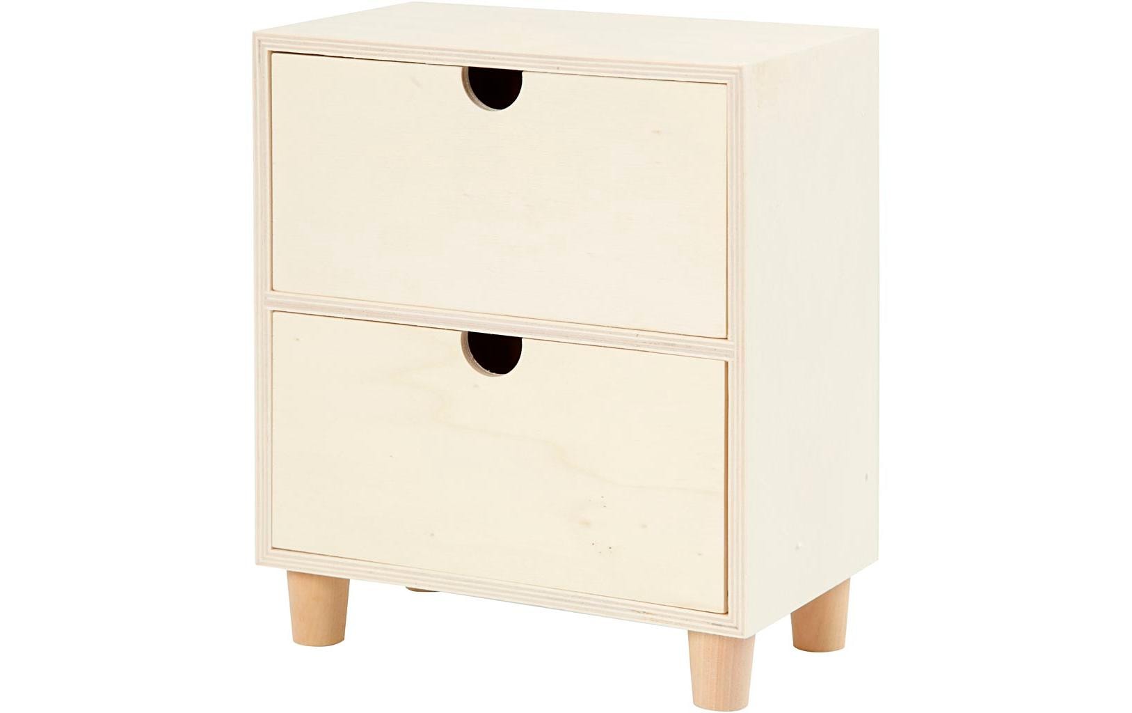 Creativ Company Holzartikel Kommode Mini 1 Stück