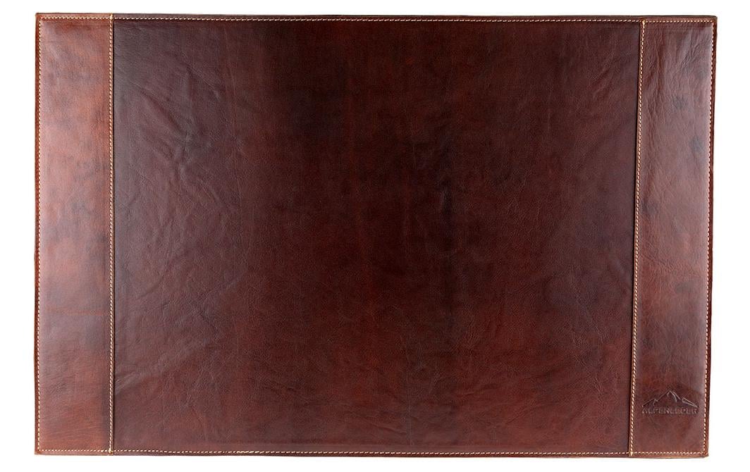 Alpenleder Schreibunterlage Tirol 68 x 45 cm, Brandy