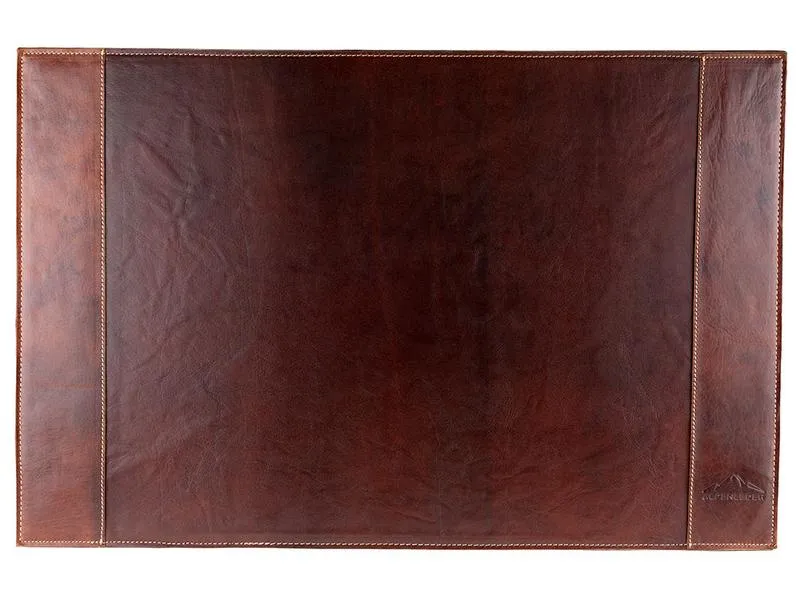 Alpenleder Schreibunterlage Tirol 68 x 45 cm, Brandy