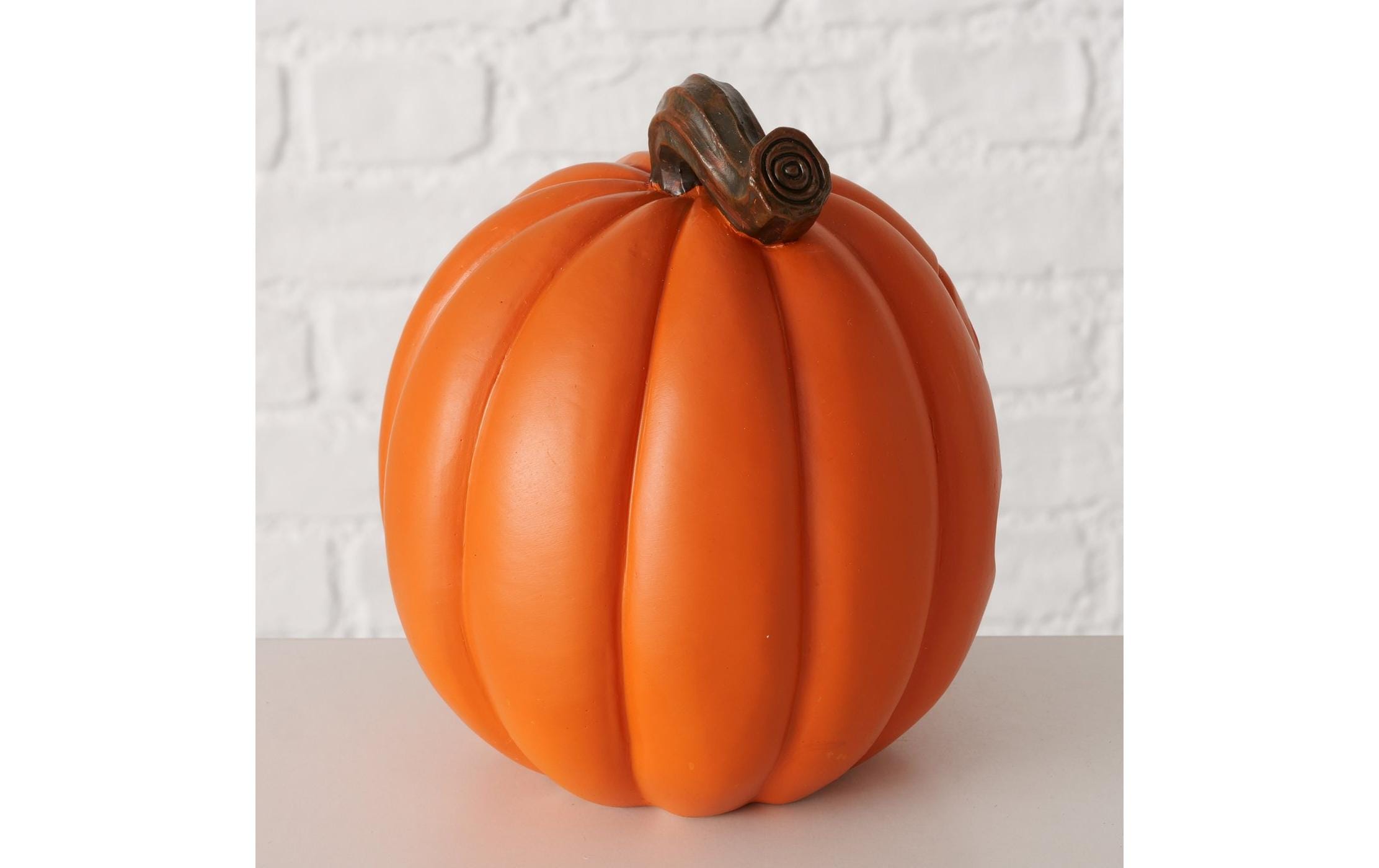 Boltze Halloweenfigur Kürbis Sponky 15 cm