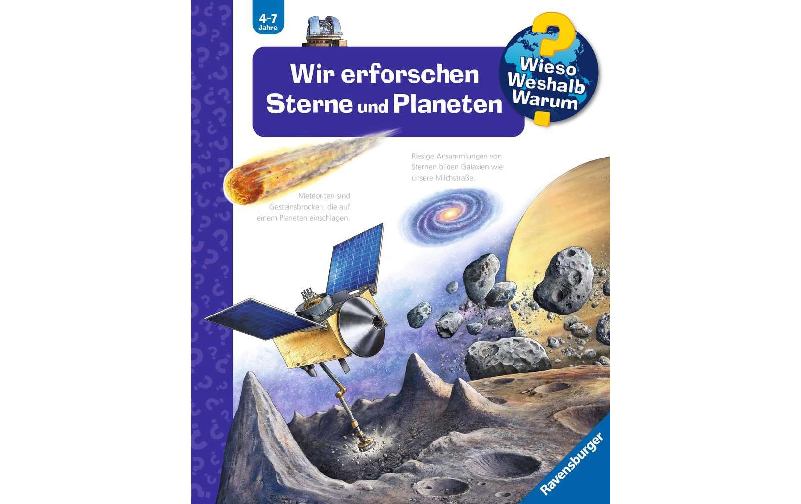 Ravensburger Kinder-Sachbuch WWW Wir erforschen Sterne und Planeten