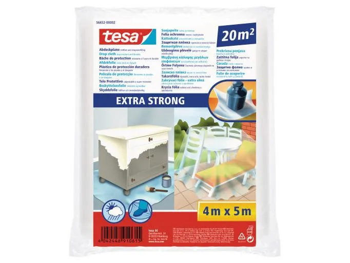 tesa Abdeckfolie Extra Strong 4 x 5 m