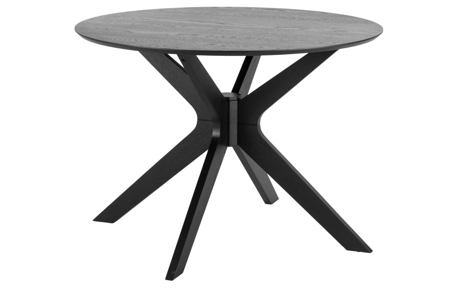 AC Design Tisch Duncan Schwarz Ø 105 cm