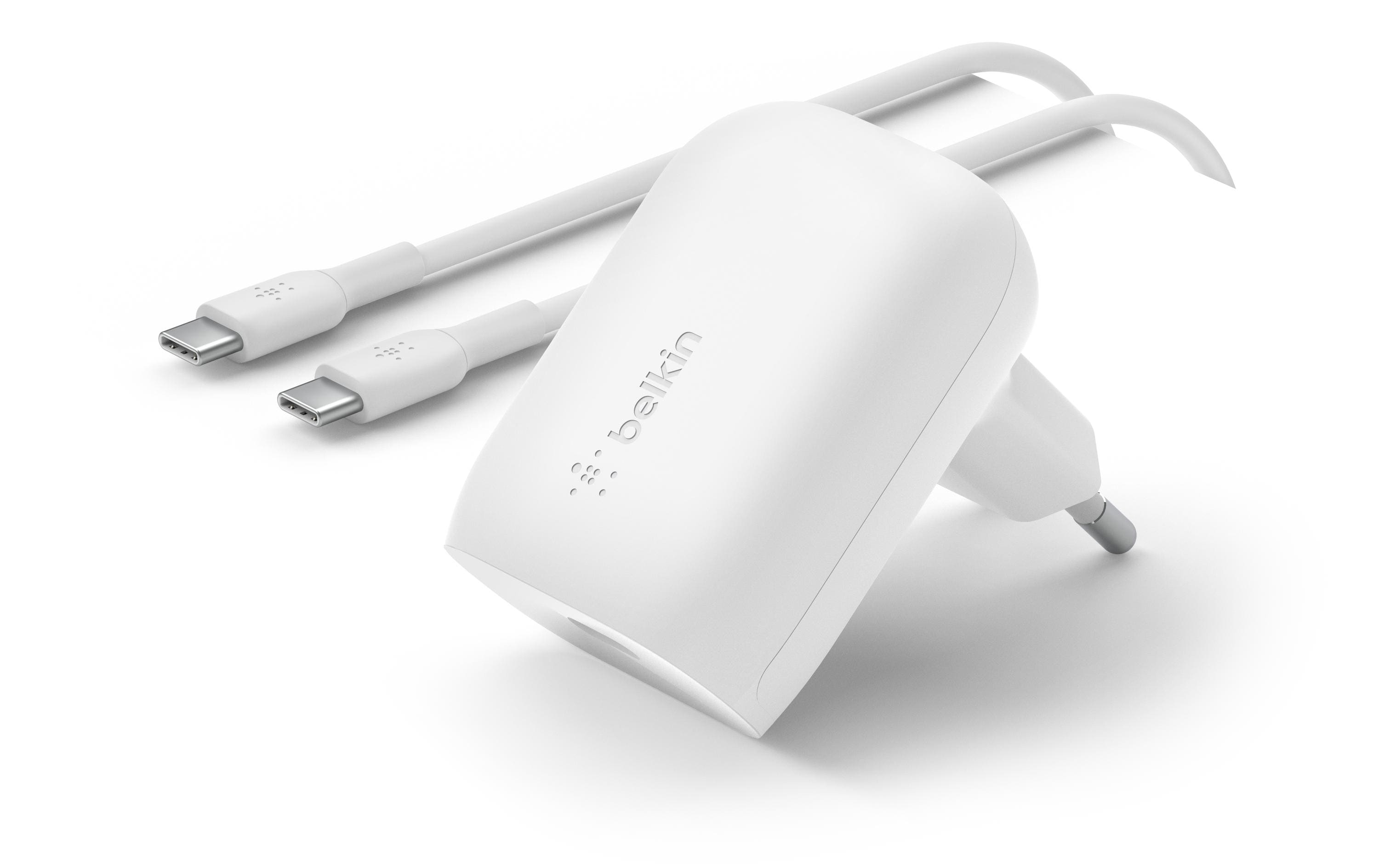 Belkin USB-Wandladegerät Boost Charge USB-C-USB-C PD & PPS 30W Belkin USB-Wandladegerät Boost Charge USB-C-USB-C PD & PPS 30W