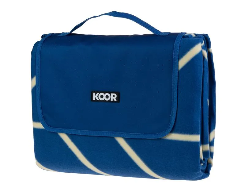 KOOR Picknickdecke Onda-Blu 200 x 250 cm KOOR Picknickdecke Onda-Blu 200 x 250 cm